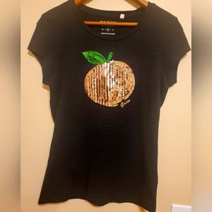 NWOT Guess Sparkling fruit shirt